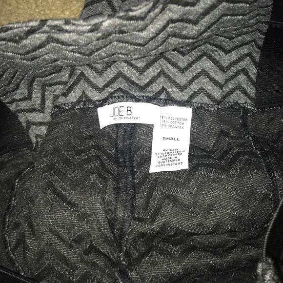 Elastic waistband pull on chevron ponte pants - Picture 5 of 5